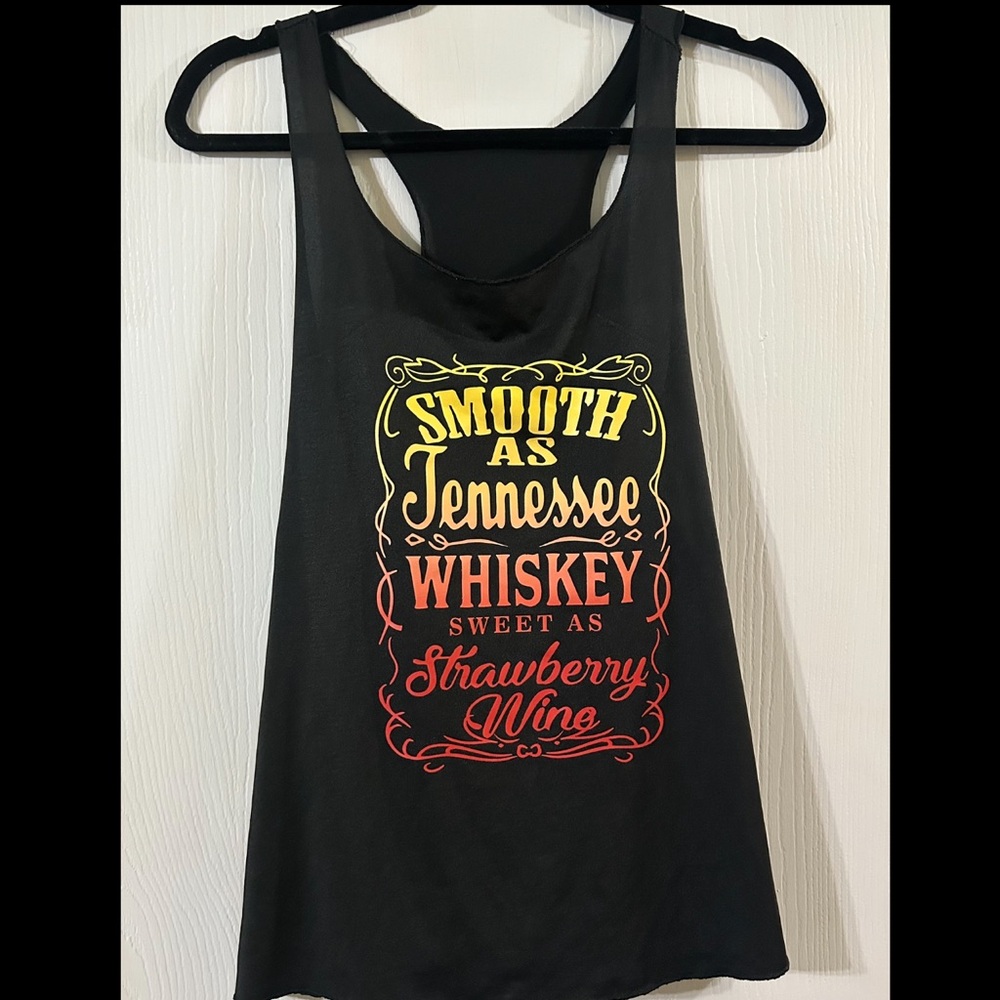 10$ TEE Smooth Tennessee Whiskey Graphic Tank Top